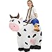 tasanor Blow Up Cow Costumes for Adults,Inflatable Costume Adult,Inflatable Cow Costume,Halloween Costumes for Men/Women (63INCH)