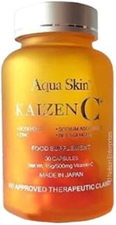Kaizen C Food Supplement 500mg 10 in 1 Non Acidic Vitamin C, 30 Capsules