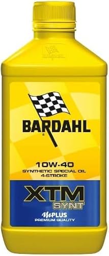 Bardahl - Olio Moto Xtm Synt 10W40, Per Motori Pluri E Monocilindrici Di Elevata Potenza, Massimizza Prestazioni Del Motore, Mantiene Viscosità Stabil