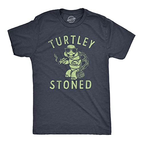 T-shirt imprimé Turtley Stoned 420 coupe droite homme respirante