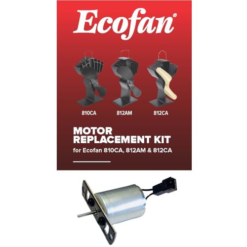 Ecofan MRKCA01BX   Kit de repuesto de motor 810 y 812, color negro
