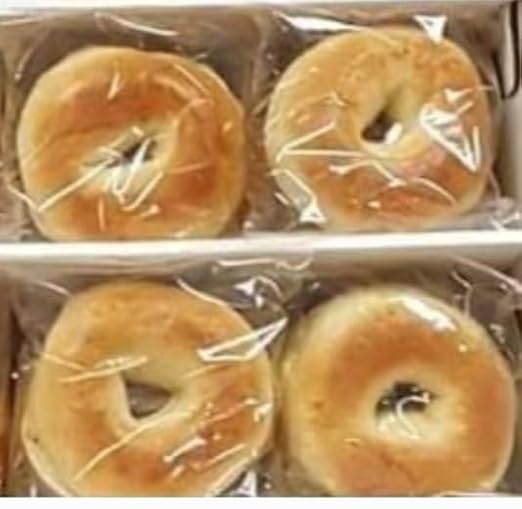 Elie's Plain Bagels-40 total individually wrapped Extended shelf life Bagels