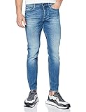Mittlere Bundhöhe BOSS Herren Taber BC-C Tapered-Fit Jeans aus komfortablem Stretch-Denim
