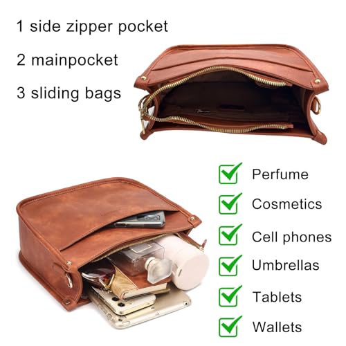 Womens Crossbody Purse, PU Leather Crossbody Bags for Women, Stylish Shoulder Bag Crossbody Purse Shoulder Purse3
