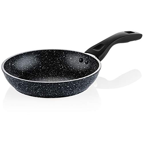 Sartenes Antiadherentes Vitroceramica Westinghouse Sarten Antiadherente - 20 cm Sartén Inducción Vitroceramica - Mármol Negro