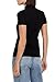 Armani Exchange Women's Classic Circle Logo Short Sleeve Pique Polo Shirt, Black, X-Small
