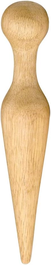 HIC Harold Import Co. 43658 HIC Pestle for Chinois, Cone-Shaped, Wood, 8-Inches, Natural