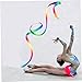 Gym Dance Ribbon Rhythmic Streamer 4M Art Gymnastic Ballet Twirling Rod Christmas for Sports Mixed Color,Gymnastics Accessory