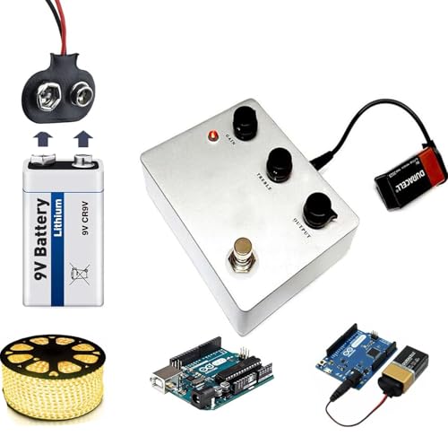 Batterieklemmen 9 Volt I-Typ;T-Type;Typ Auswahl; Batterie Anschluss, Batterieclip Block Batterie Clip Anschluss Kabel für 9V Stecker (T-Form 9V Batterieklemmen, 10 Stück)
