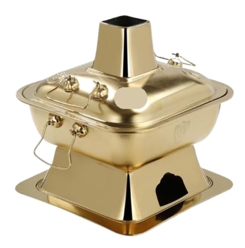 Olla China para Hot Pot Acero Inoxidable 36 cm miniatura 1