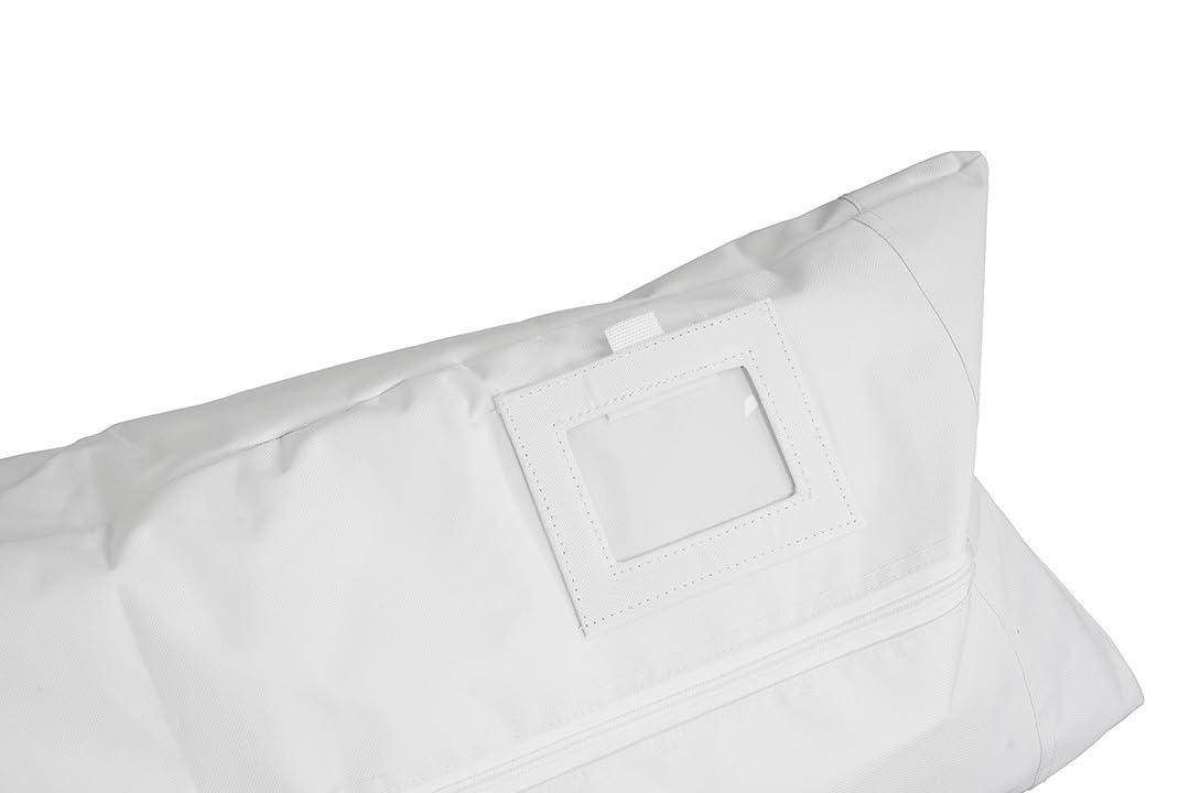 IVOL Torba snowboardowa biała 180 x 40 x 16 cm - wodoodporna biała torba snowboardowa