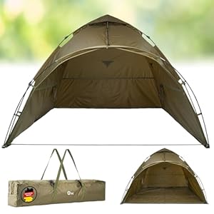 Q-Tac Ruck Zuck Bivvy Angelzelt 250x250x160cm