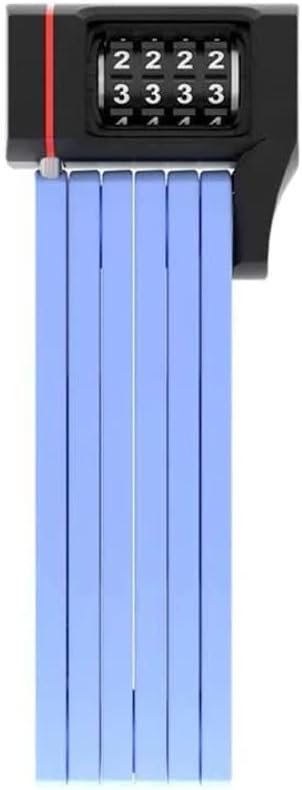 ABUS 87794 Folding Lock, red, 80 cm