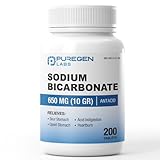 Puregen Labs Sodium Bicarbonate Tablets 650mg (10...