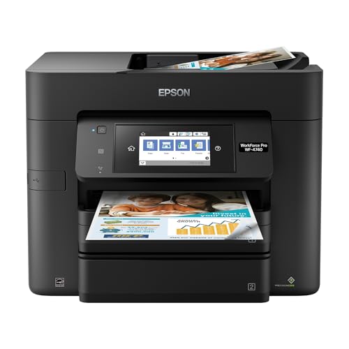 Epson WorkForce Pro WF-4740 Wireless All-in-One Color Inkjet...