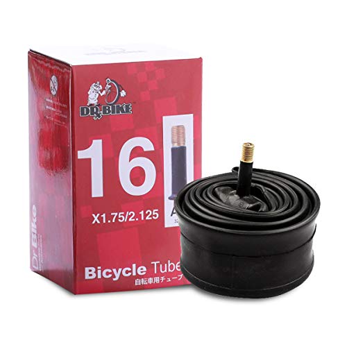 Image of 12 inch 14 inch 16 inch 18 inch 20 inch 24 inch 26 inch Bicycle Bike Tube for Kids Bike Mountain Bike, Solid Bike Tire Tube with 32mm Schrader Valve, 1 Pack
