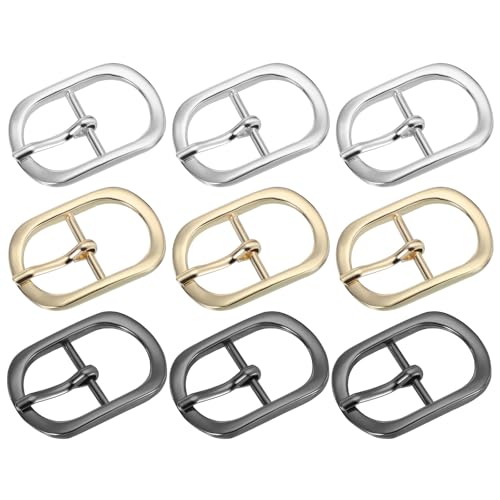 Boucle de ceinture à broche en métal PATIKIL pour la réparation de vos chaussures et sacs