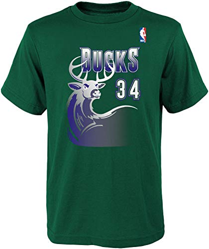 Youth Ray Allen Milwaukee Bucks Throwback T-Shirt (Youth X-Large (18-20)) Green