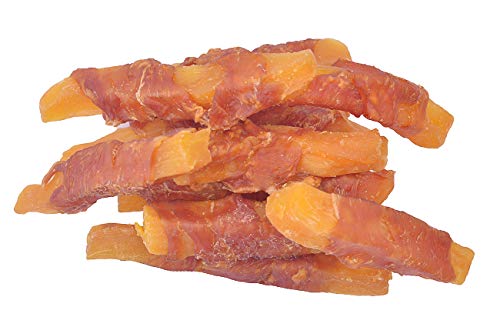 Pawant Dog Treats Chicken Wrapped Sweet Potato Dog Treats, Puppy Training Snacks, Gluten & Grain Free Rawhide Free Treats 0.5lb/227g