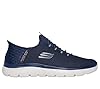 Skechers Men's Summits HIGH Range Sneaker, Navy Mesh/Trim, 7 UK #5