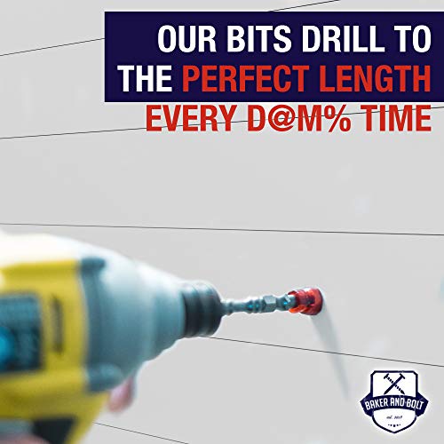 Magnetic Drywall Screw Setter Bit Set (PREMIUM 12pc SET) /w Storage Case and Bit Holder - Impact Ready Hex Shank Phillips Head PH2 Drill Driver Bits with Magnetic Collars for Drills