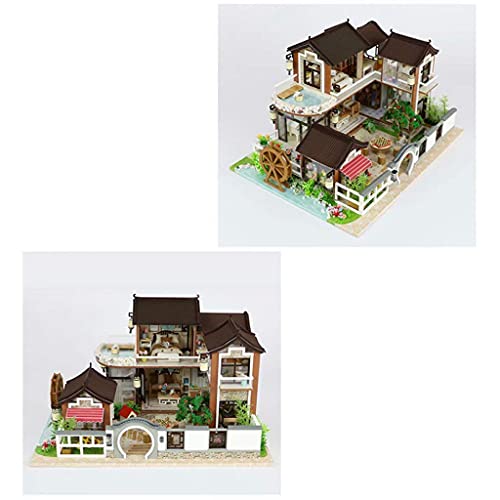 Woodcraft Construction Kit-Holzmodellbau-Set, DIY-Miniatur-Puppenhaus-Set, Handgefertigte Mini-Raum-Bastelsets Mit… – Bild 5