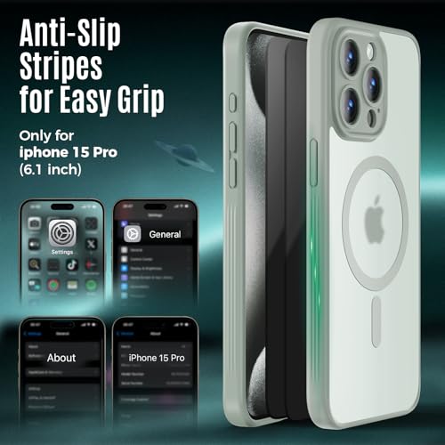 Image of Symcele Designed for iPhone 15 Pro Case, Natural Titanium
