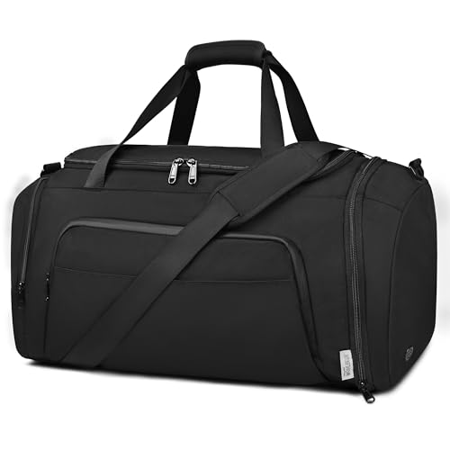 Duffle Bag for Men with Shoe & Wet Pocket, Luggage Sleeve