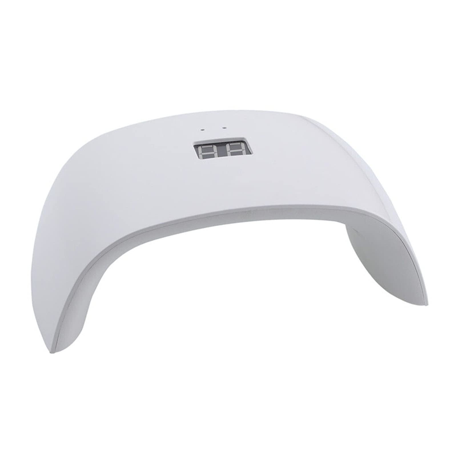 Secador de uñas USB Lámpara UV LED 18W Luz Blanca Lámpara de uñas Secadora Máquina de Pulido para Maquillaje cosmético Curado Herramientas de Arte de uñas (Color : White)