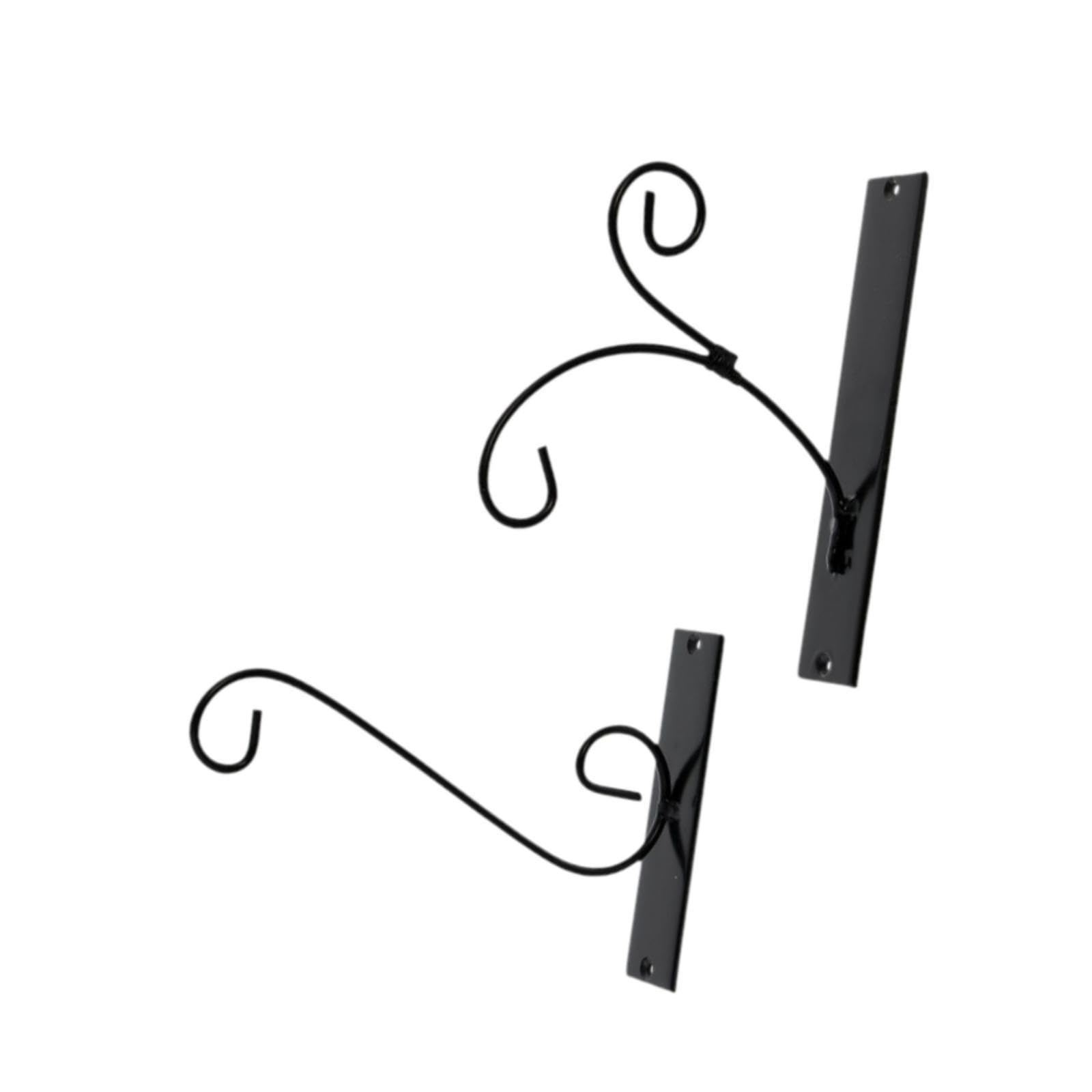 UJEAVETTE 2 Pieces Metal Plant Hanger Wall Bracket for Hanging Ornaments Plant Baskets-image-41
