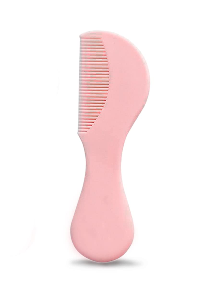 THE LITTLE LOOKERS Grooming Comb & Brush Set for Babies/Infants/Toddlers/Newborns (Pink') 3