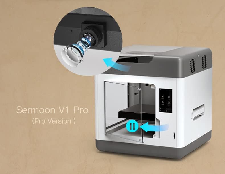 Image of 3IDEA Sermoon V1 Pro 3D Printer, with Sprite Direct Drive, Silent Mainboard, Magnetic Platform, Auto Feed & Filament Sensor, Build Volume 175 x 175 x 165 mm