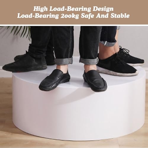 Runder Display-Sockelständer – Zylinderständer für Wohndekor, Bekleidungsgeschäfte, Modelldisplays und Desserttische – Vielseitiges Schaufenster für Events und Einzelhandel