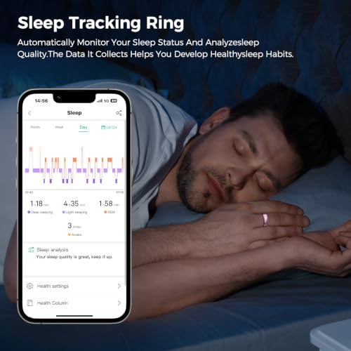 Image of Smart Ring for Women & Men, Health Tracker Ring, Fitness Tracker Ring