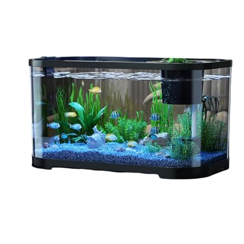 水槽 アクアリウム スターターキット 一体型水槽セット 18点セット 淡水海水用 熱帯魚/メダカ/金魚を育てよう 初心者向け ベタ 亀 水生動物用 組み立て簡単 多機能 オフィス 家庭装飾用 透明 新居祝い 30x20x19cm