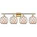 Innovations Lighting 516-4W-SG-G121-8RB-LED Bare Bulb 1 Light Cord Set, Satin Gold
