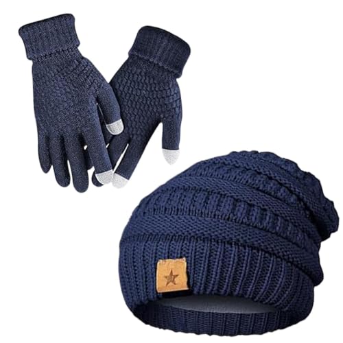 Gorro y guantes para mujer que cortan el viento helado en deportes de invierno 6