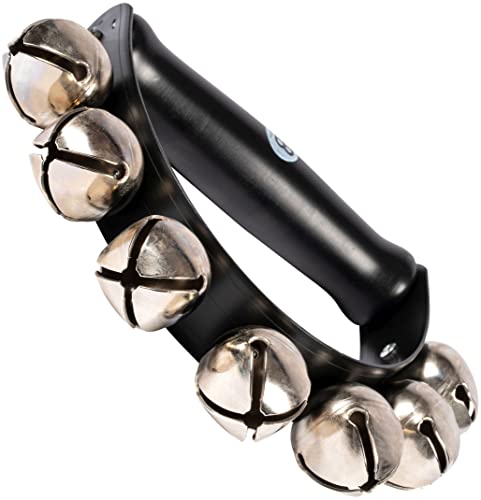 Meinl Percussion SLB7 Sleigh Bells mit 7 Glocken, schwarz - Image 5