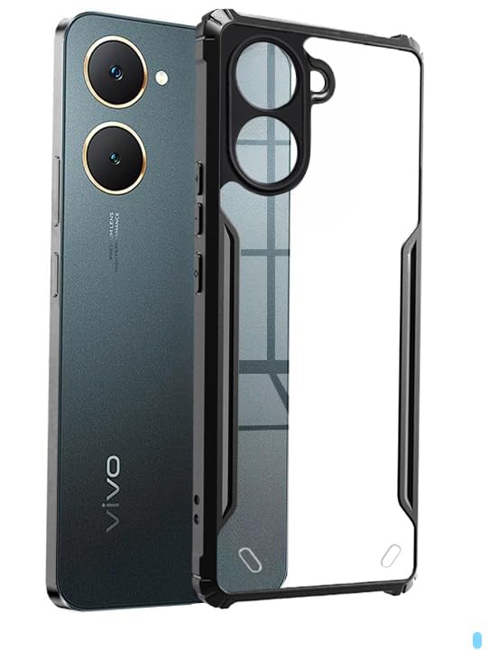 Spazy Case® Vivo T3 Lite 5G / Vivo Y18 / Y18e / Y03 Back Cover | Transparent Crystal Clear Hard PC Back Case with TPU Bumper, Drop Protection Case for Vivo Y18 / Y18e / Y03 / Vivo T3 Lite 5G (B0D1R99VW1) Amazon Price History, Amazon Price Tracker