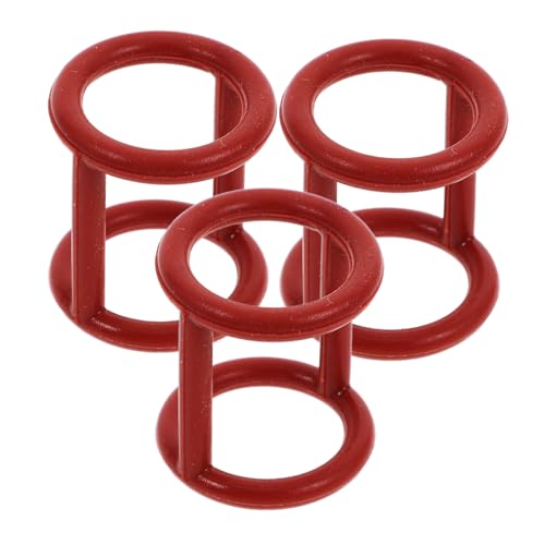 Didiseaon Lot de 3 Joints Toriques en Silicone Forme I 28 Mm Accessoires pour Sorbetière Universels Pièces Détachées Crème Glacée Maintien Étanchéité...