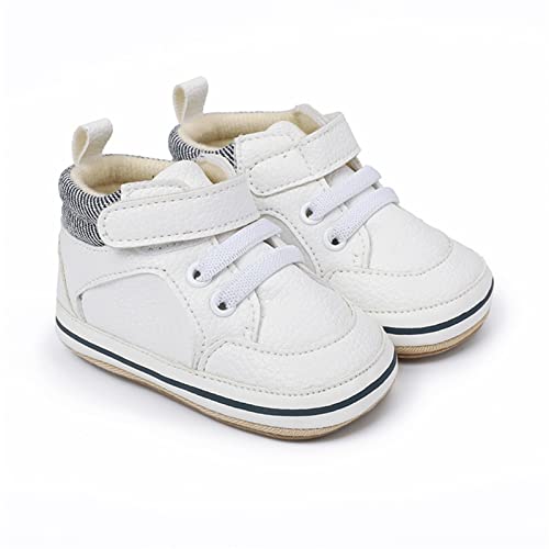 Image of RVROVIC Baby Boys Girls Anti-Slip Sneakers Soft Ankle Boots Toddler First Walkers Newborn Crib Shoes