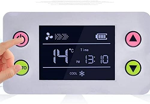 Mini Fridge Charging portable car intelligent insulin refrigerated box medicine refrigerator (Color : White)
