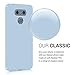 kwmobile Case Compatible with LG G6 Case - Soft Slim Protective TPU Silicone Cover - Light Blue Matte