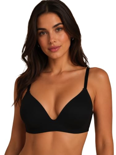 Image of Viola's Secret 6 Pack of Color Print T-Shirt Bras B Cup C Cup and D Cup