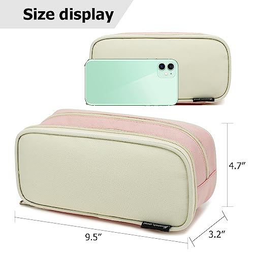 Image of Mountain guest Large Capacity Pencil Case Multi-Slot Pencil Pouch Durable Pencil Box Portable Office Pen Bag with Zipper