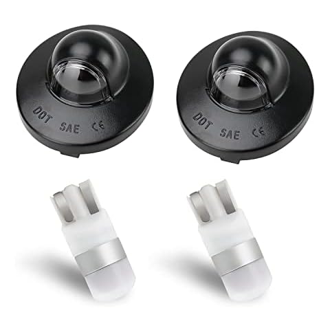 Bestview License Plate Light, Rear Bumper Tag Lamp Housing Assembly Replacement Compatible with Fo-rd F150 F250 F350 Super Duty Ranger Explorer Bronco Excursion Expedition, 6500K White Tag Light Cover