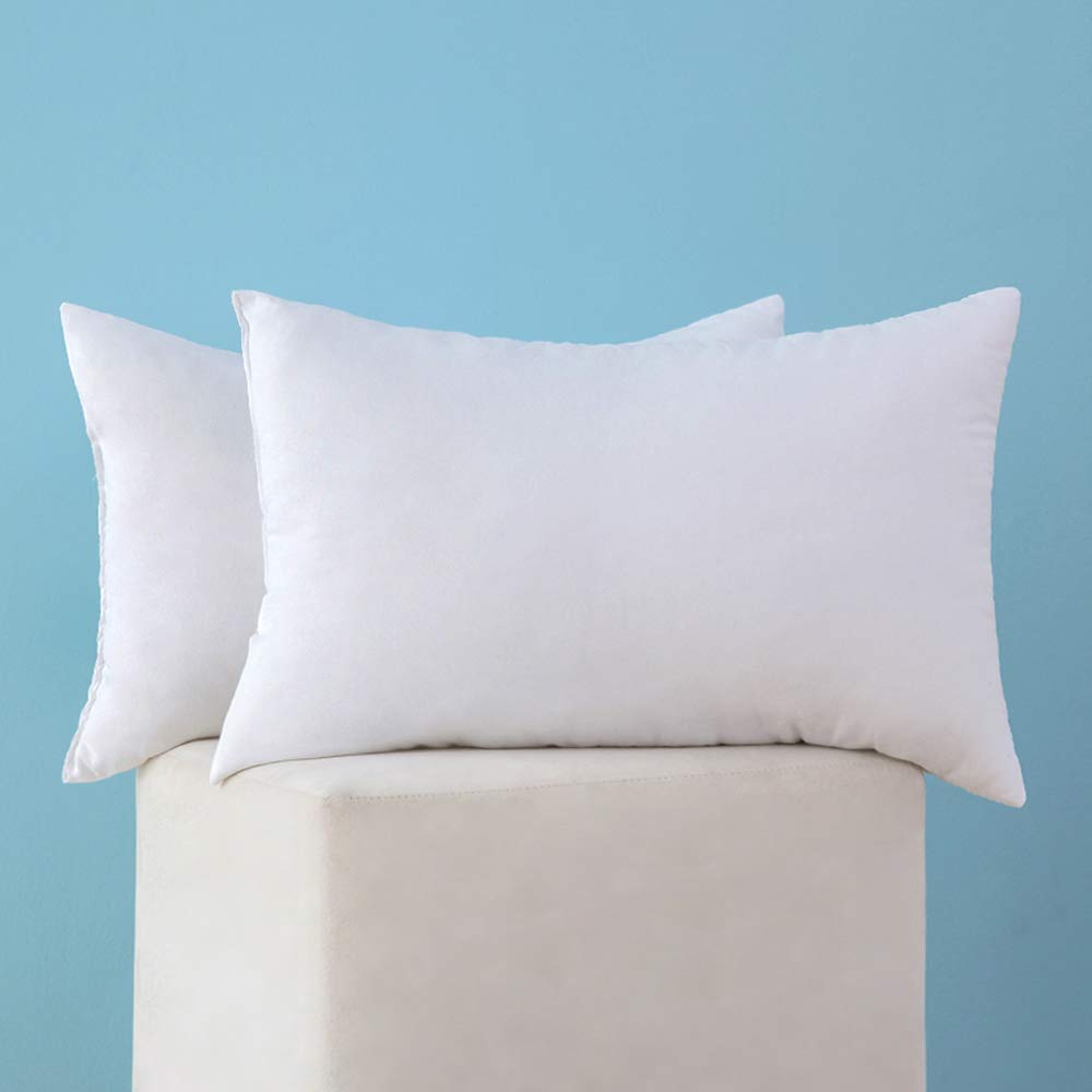 MIULEE Set of 2 Throw Pillow Inserts Hypoallergenic Premium Pillow