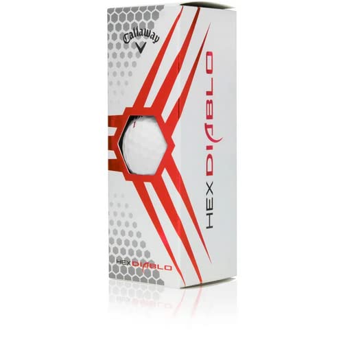 Callaway Golf White HEX Diablo AlignXL Golf Balls
