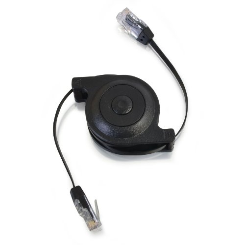 Image of C2G 27105 Cat5e Retractable Ethernet Network Patch Cable (6 Feet, 1.82 Meters)