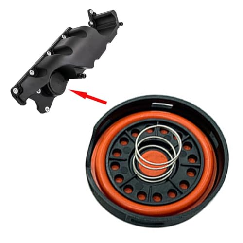 Gettimore Kit de tapa de válvula PCV para motor Land Rover LR2, Volvo XC60 XC70 XC90 S80 V70 3.2L 2007-2015, reemplazo directo, juego de reparación de plástico de 1 pieza